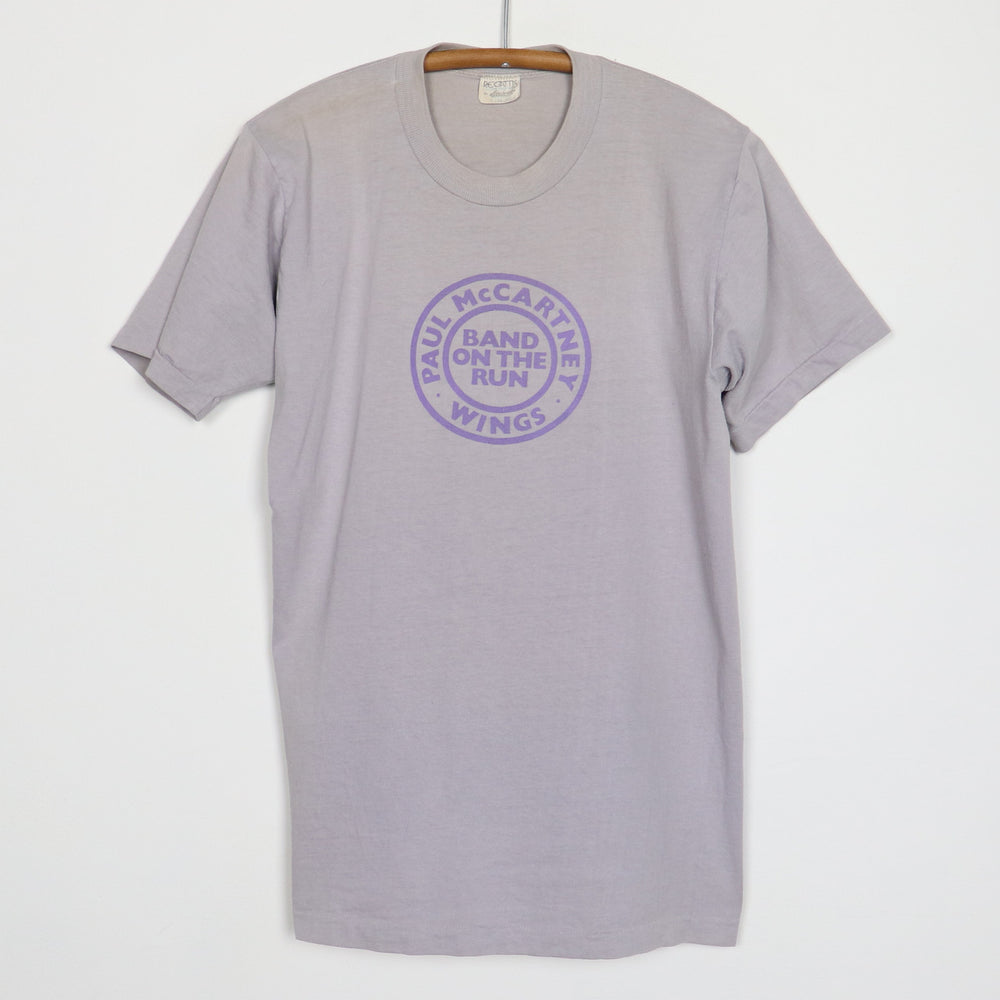 1973 Wings Paul McCartney Band On The Run Promo Shirt