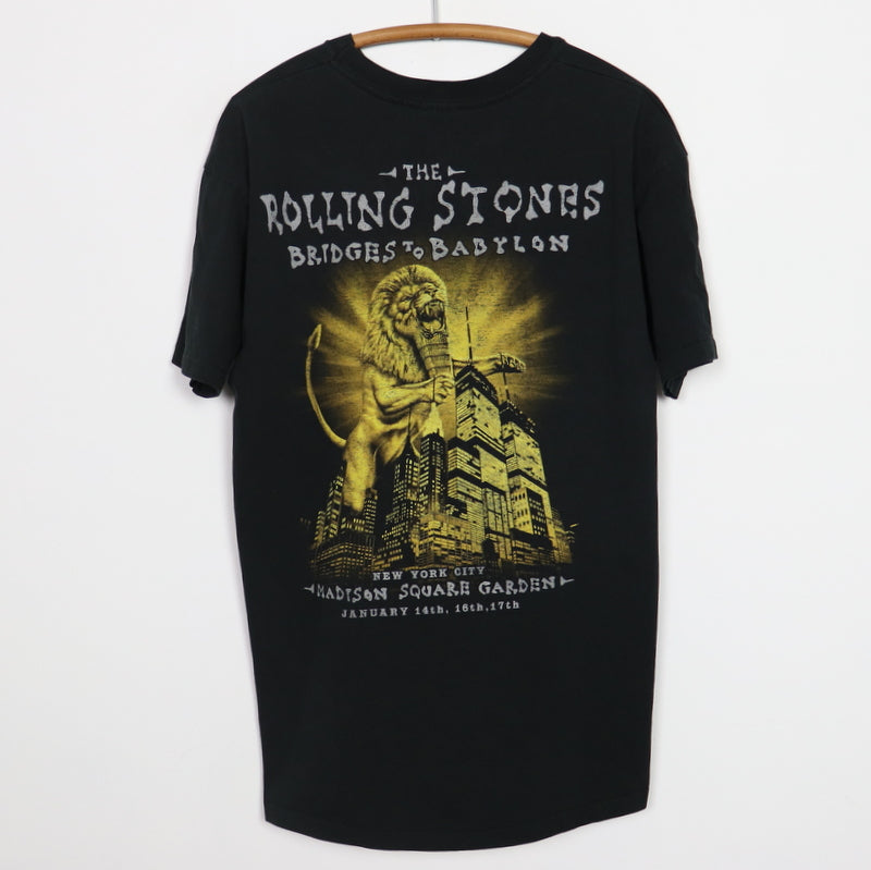 1997 Rolling Stones Bridges To Babylon Madison Square Garden Concert Shirt