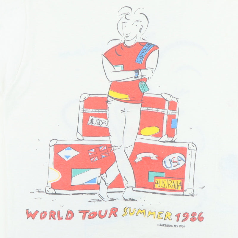 1986 Julian Lennon The Secret Value Of Day Dreaming World Tour Shirt