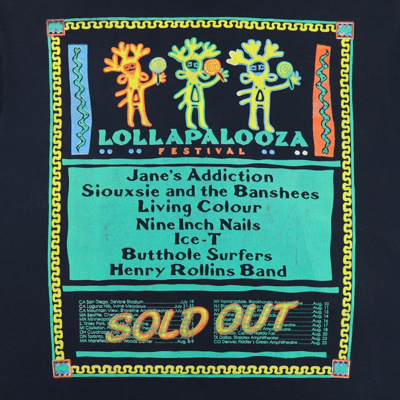 1991 Lollapalooza Tour Shirt