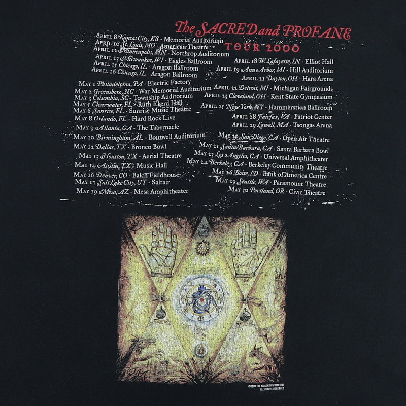 2000 Smashing Pumpkins Machina The Sacred And Profane Tour Shirt