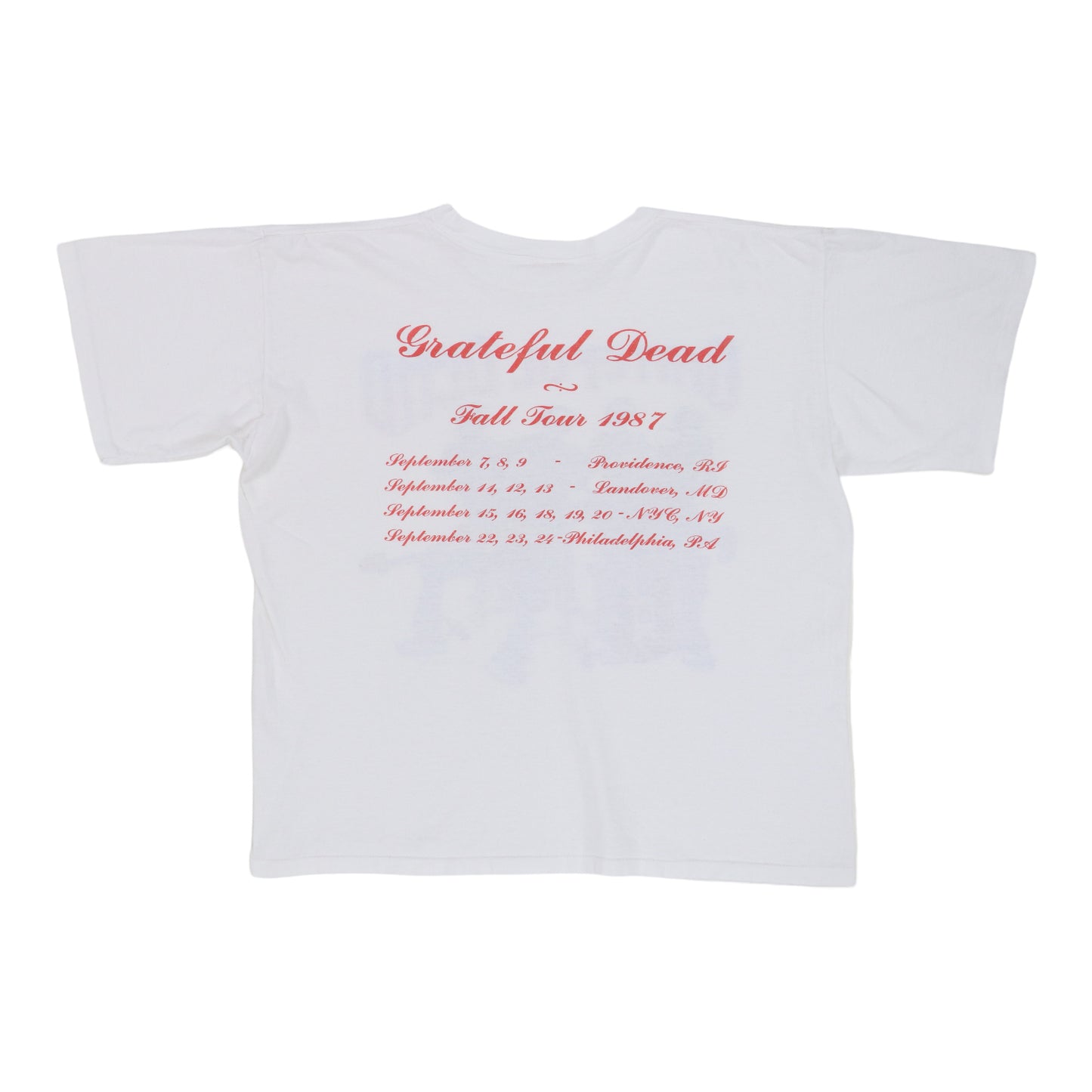 1987 Grateful Dead Fall Tour Shirt