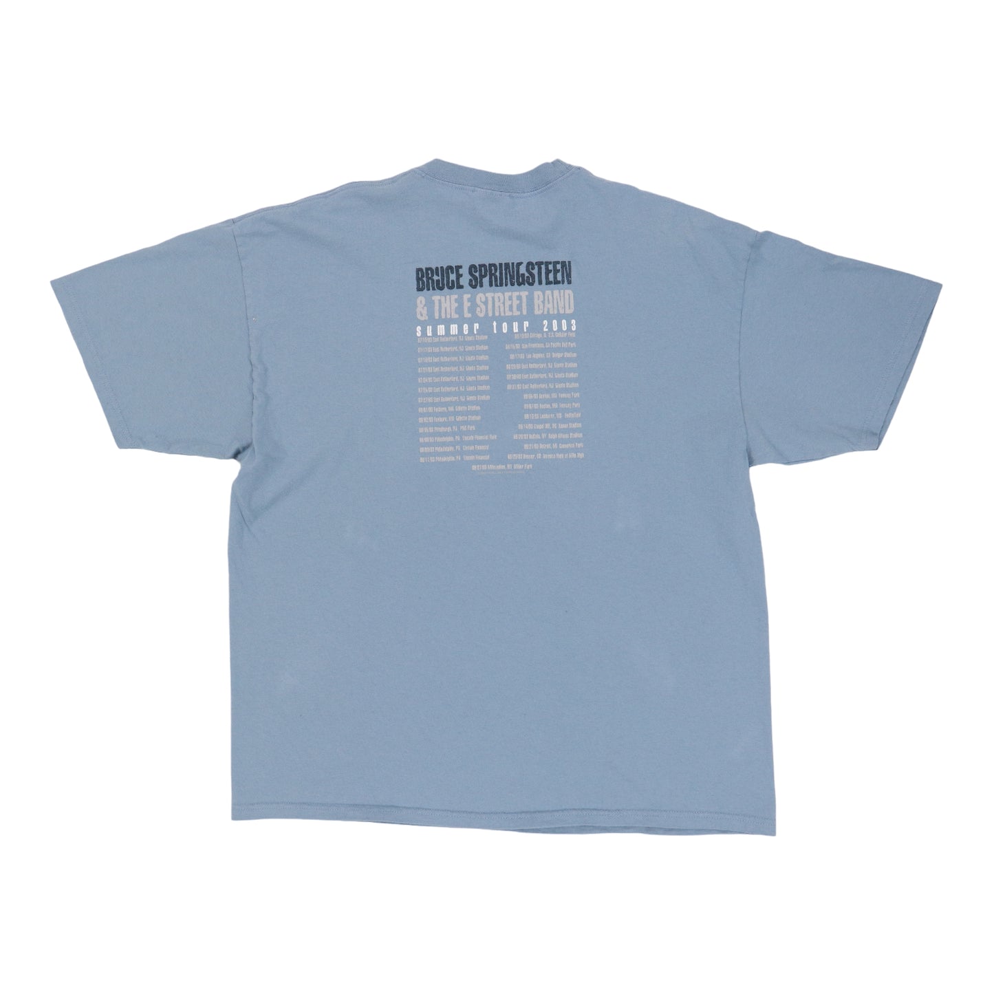 2003 Bruce Springsteen Tour Shirt