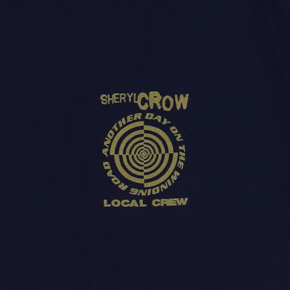 1996 Sheryl Crow Another Day On The Winding Road Tour Crew Shirt