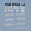 2003 Bruce Springsteen Tour Shirt