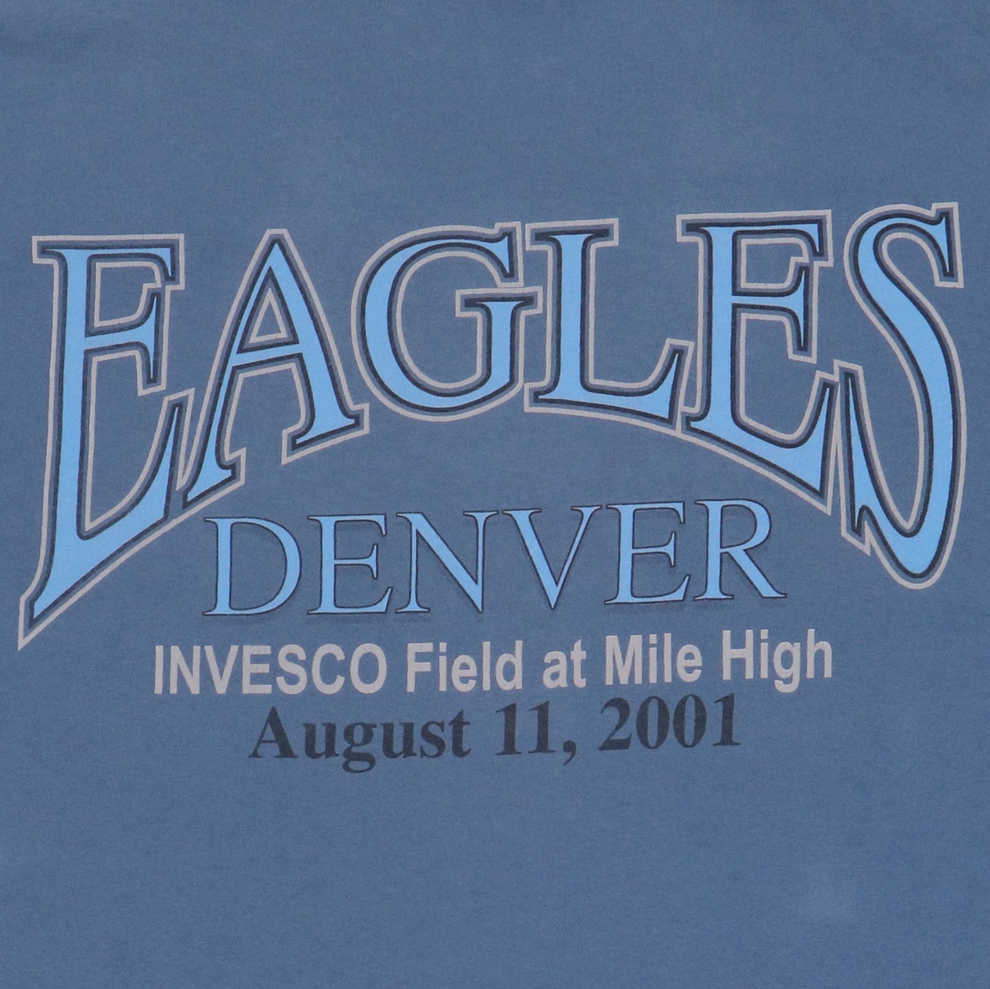 2001 Eagles Denver Concert Shirt