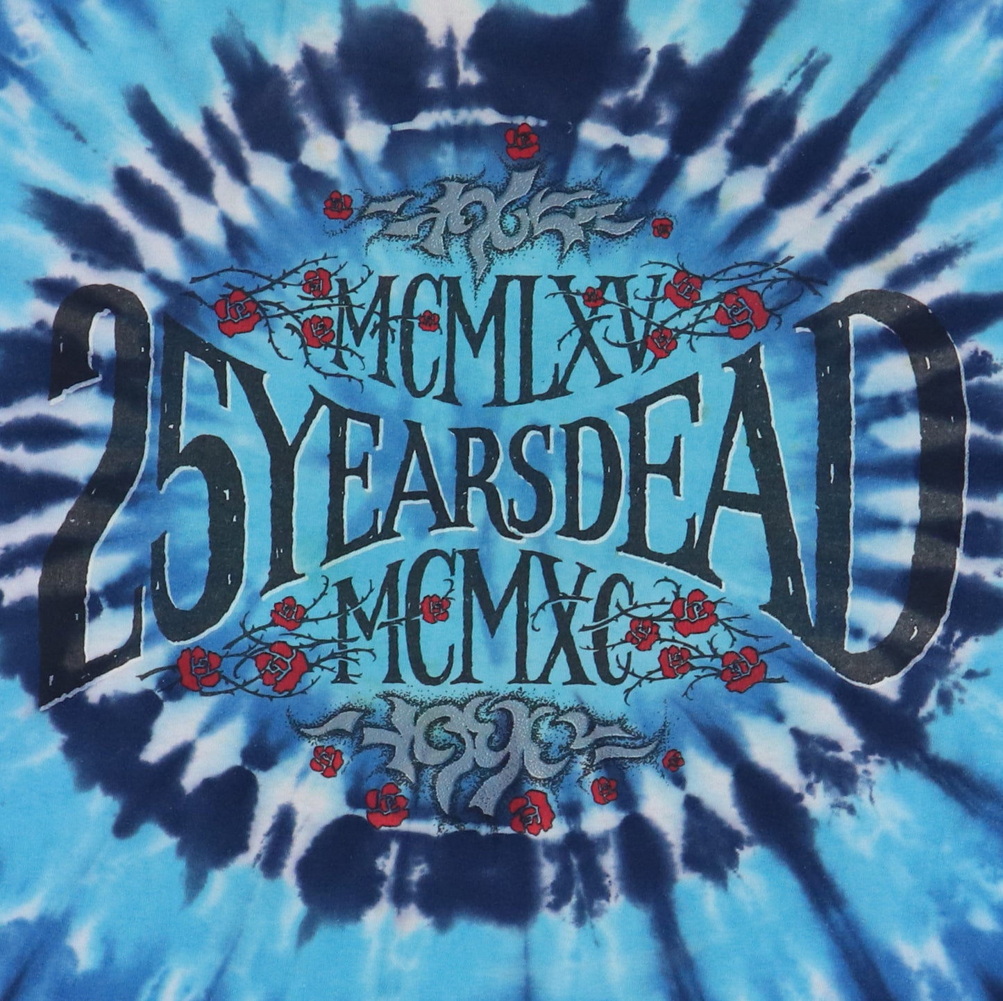 1990 Grateful Dead Twenty Five Years Tie Dye Shirt