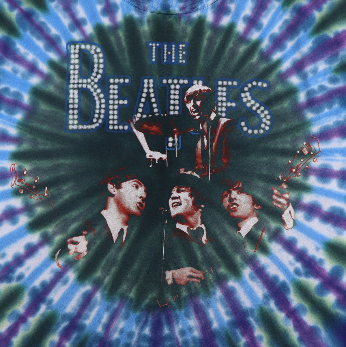 1997 The Beatles Yeah Yeah Yeah Tie Dye Shirt