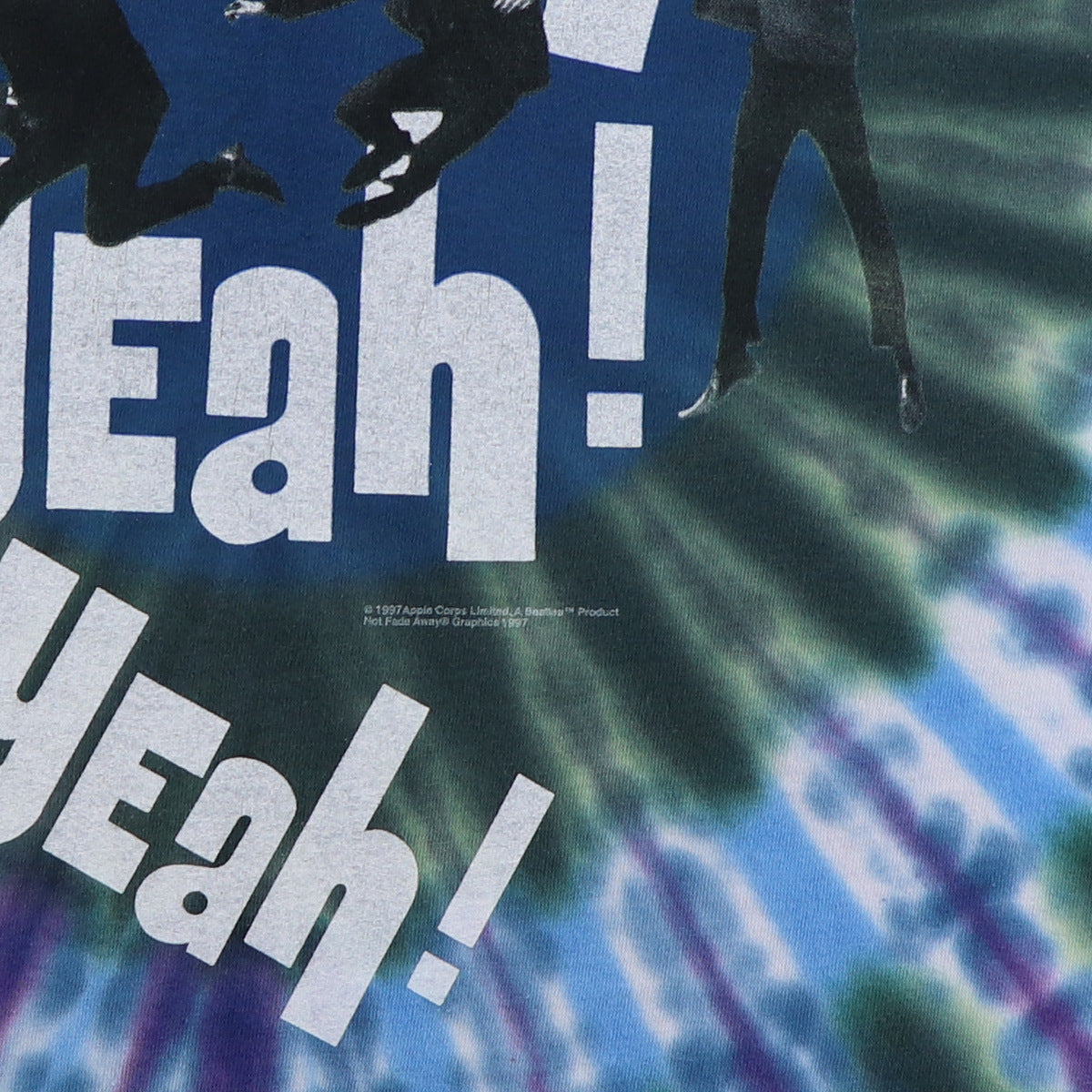 1997 The Beatles Yeah Yeah Yeah Tie Dye Shirt
