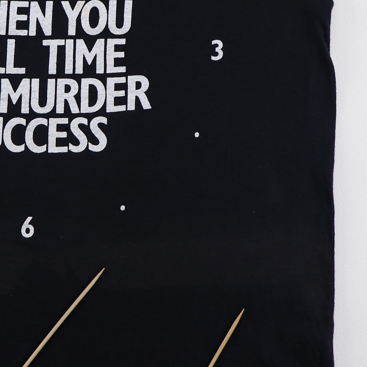 1980 Stiff Records When You Kill Time You Murder Success Shirt