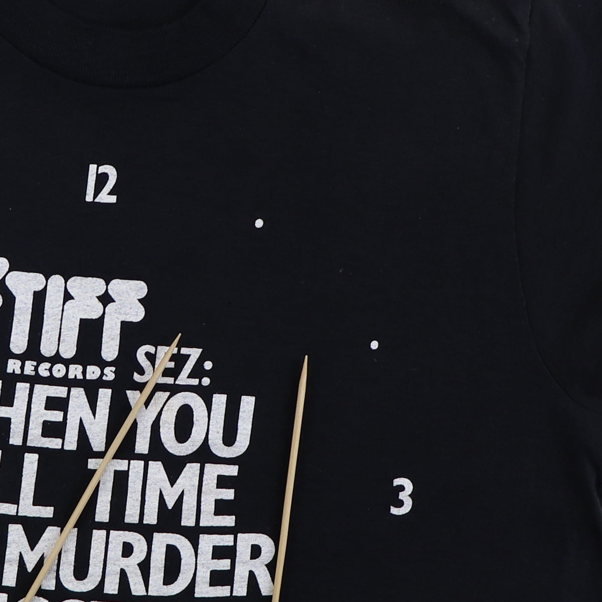 1980 Stiff Records When You Kill Time You Murder Success Shirt