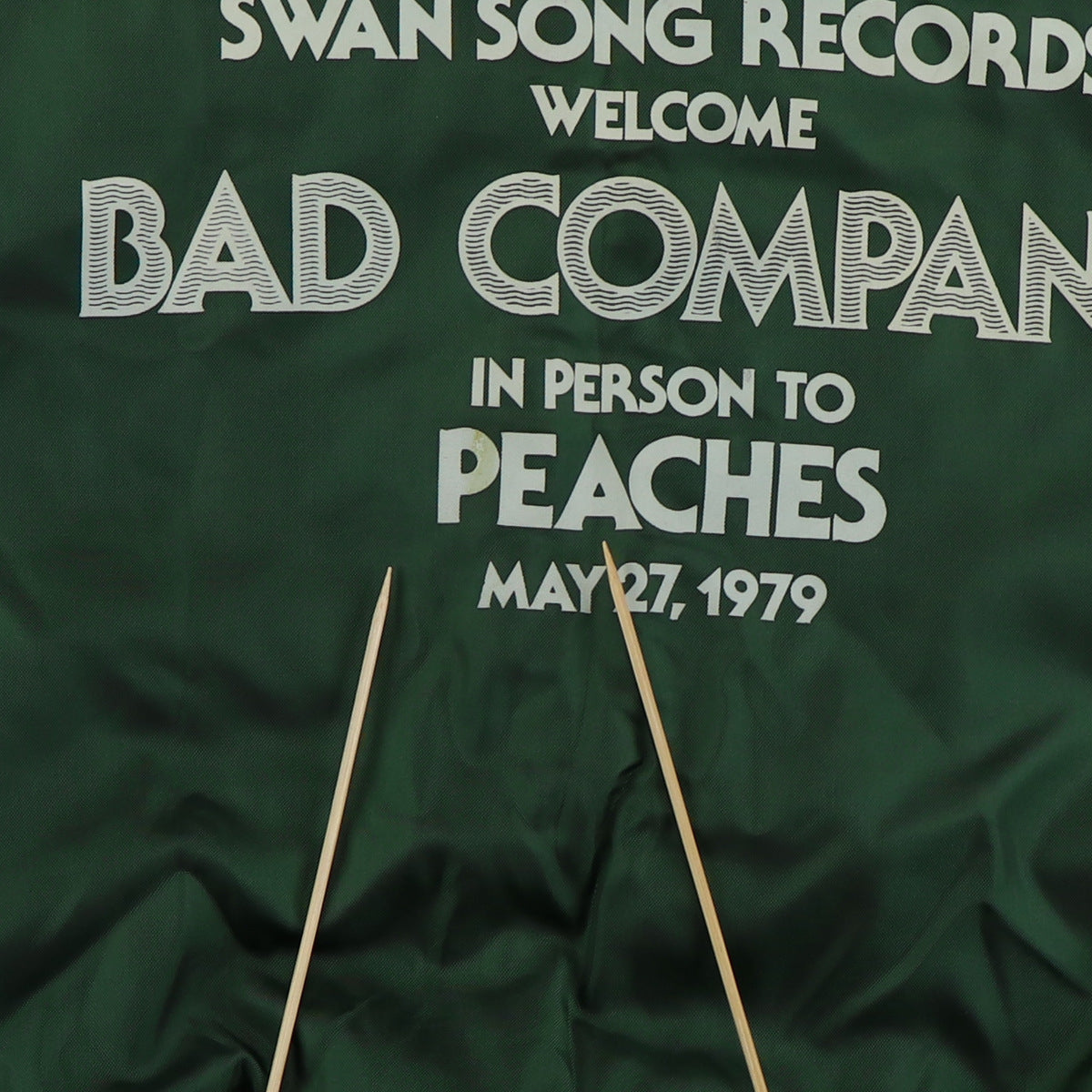 1979 Bad Company Swan Song Records Peaches Tour Jacket