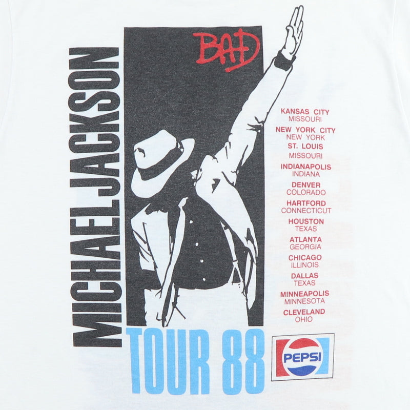 1988 Michael Jackson Bad Tour Shirt