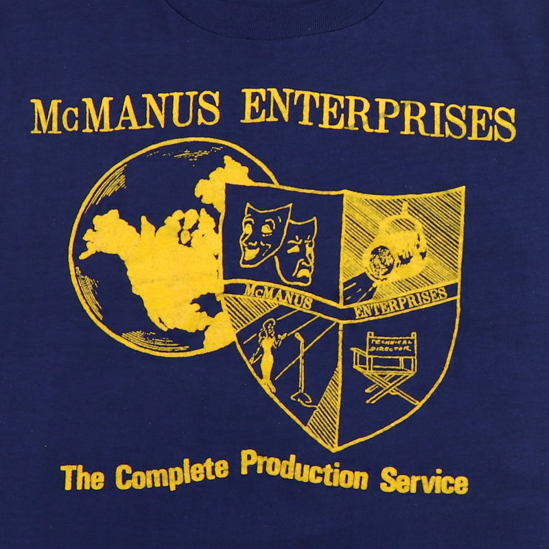 1970s McManus Enterprises Complete Production Service Shirt