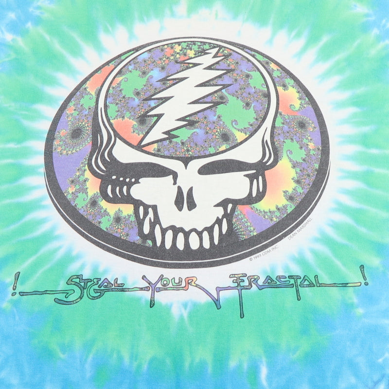 1993 Grateful Dead Steal Your Fractal Tie Dye Shirt