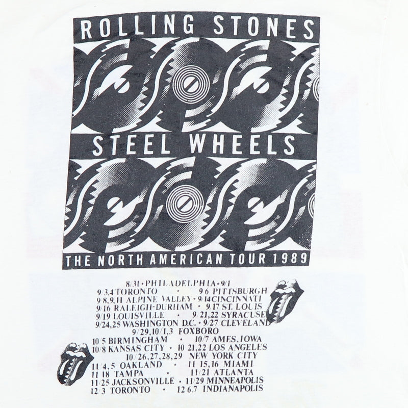 1989 Rolling Stones Steel Wheels Tour Shirt