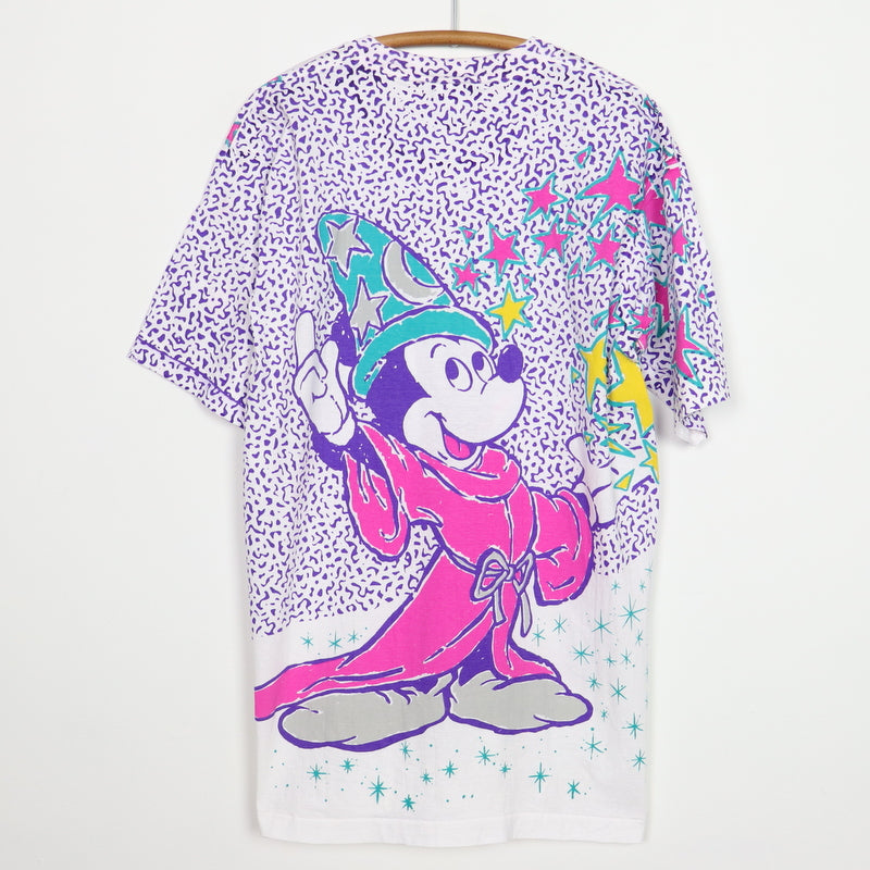 1990s Mickey Mouse Fantasia All Over Print Shirt