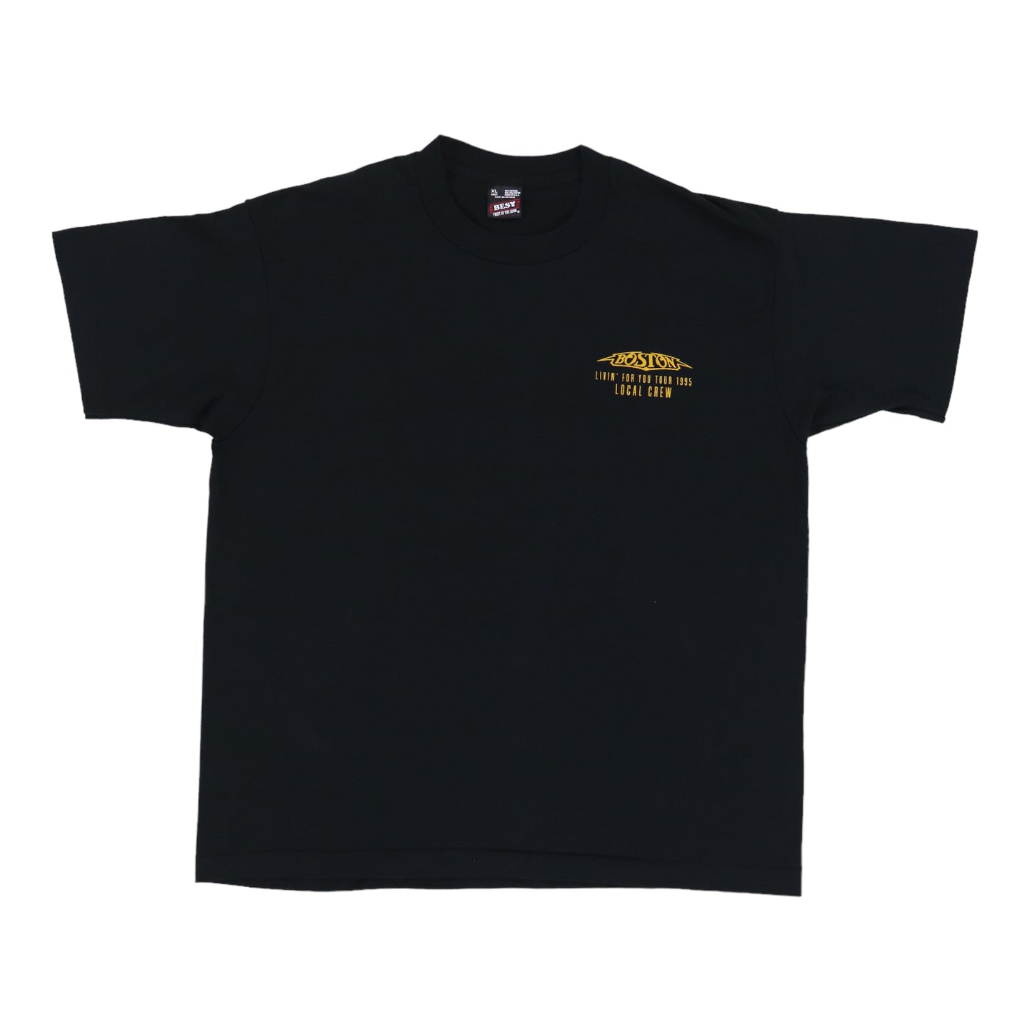 1995 Boston Livin' For You Tour Local Crew Shirt