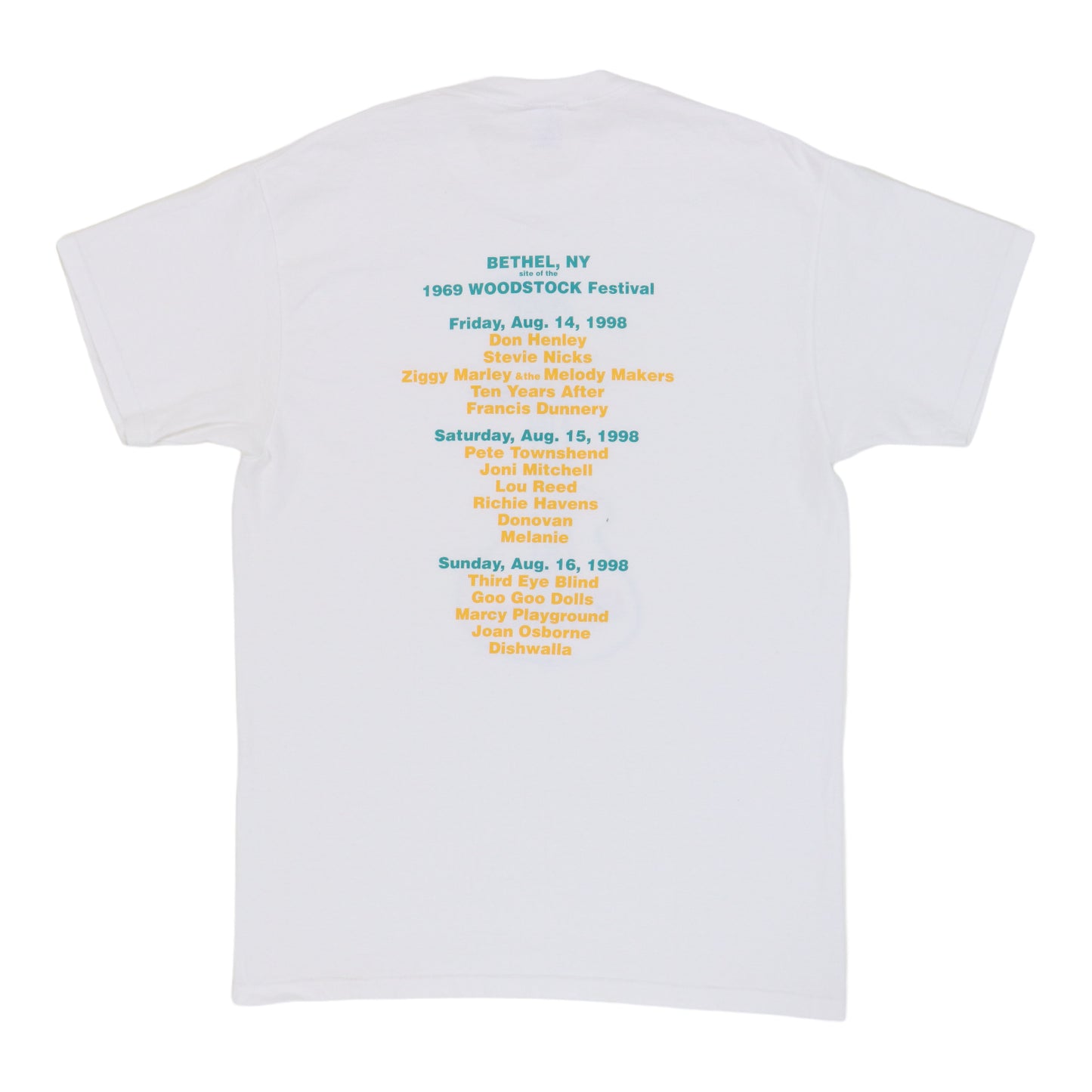 1998 Day In The Garden Woodstock Shirt