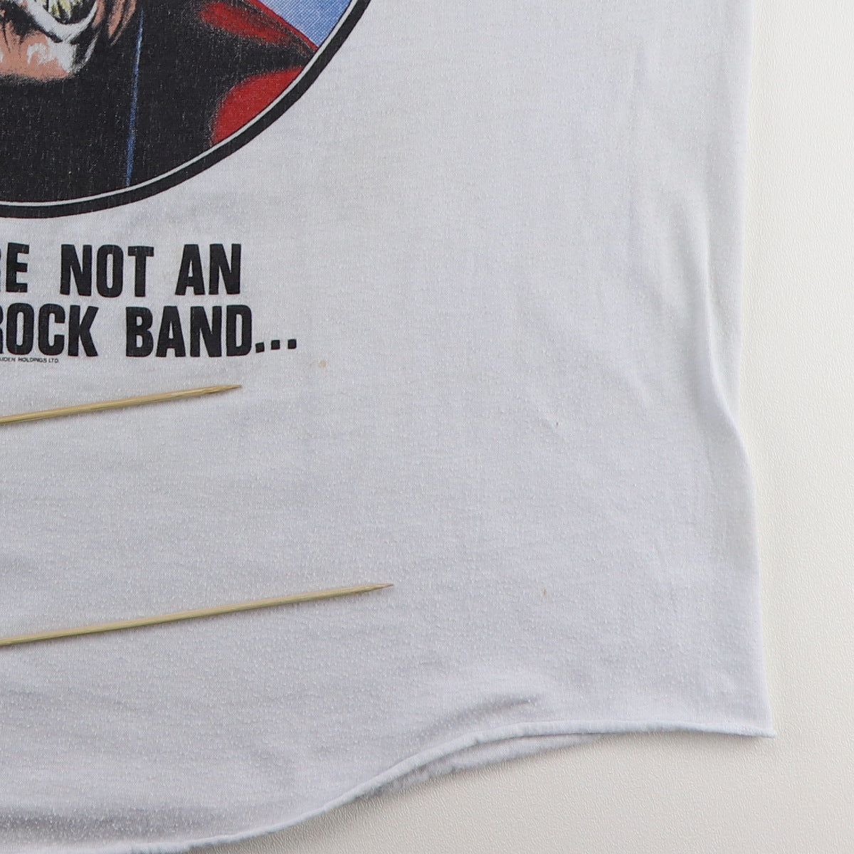 1987 Iron Maiden California Tour Jersey Shirt