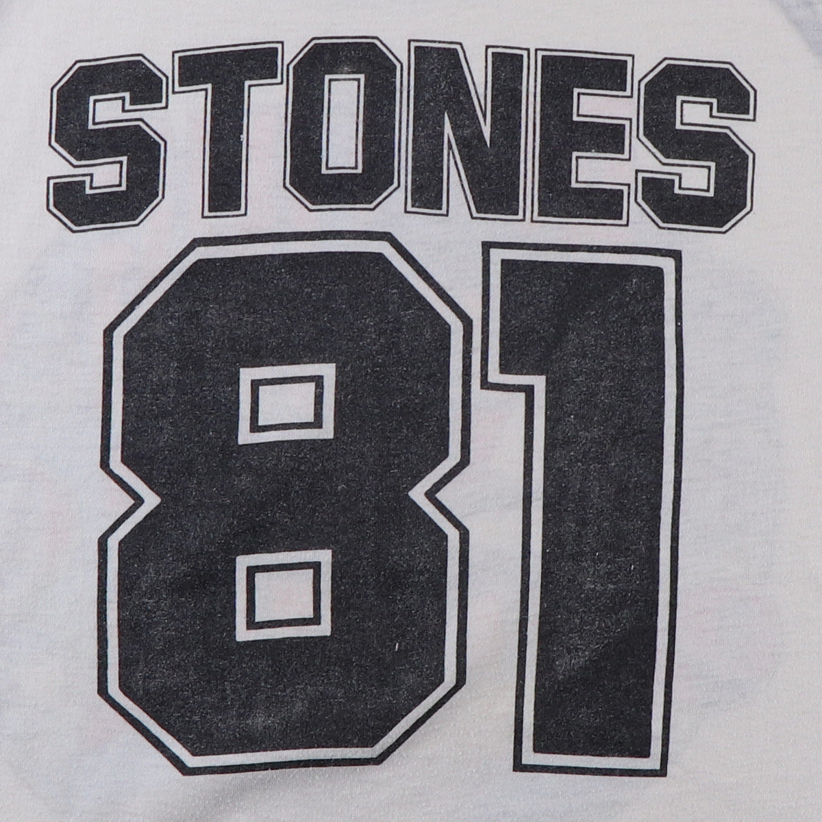 1981 Rolling Stones Jersey Shirt