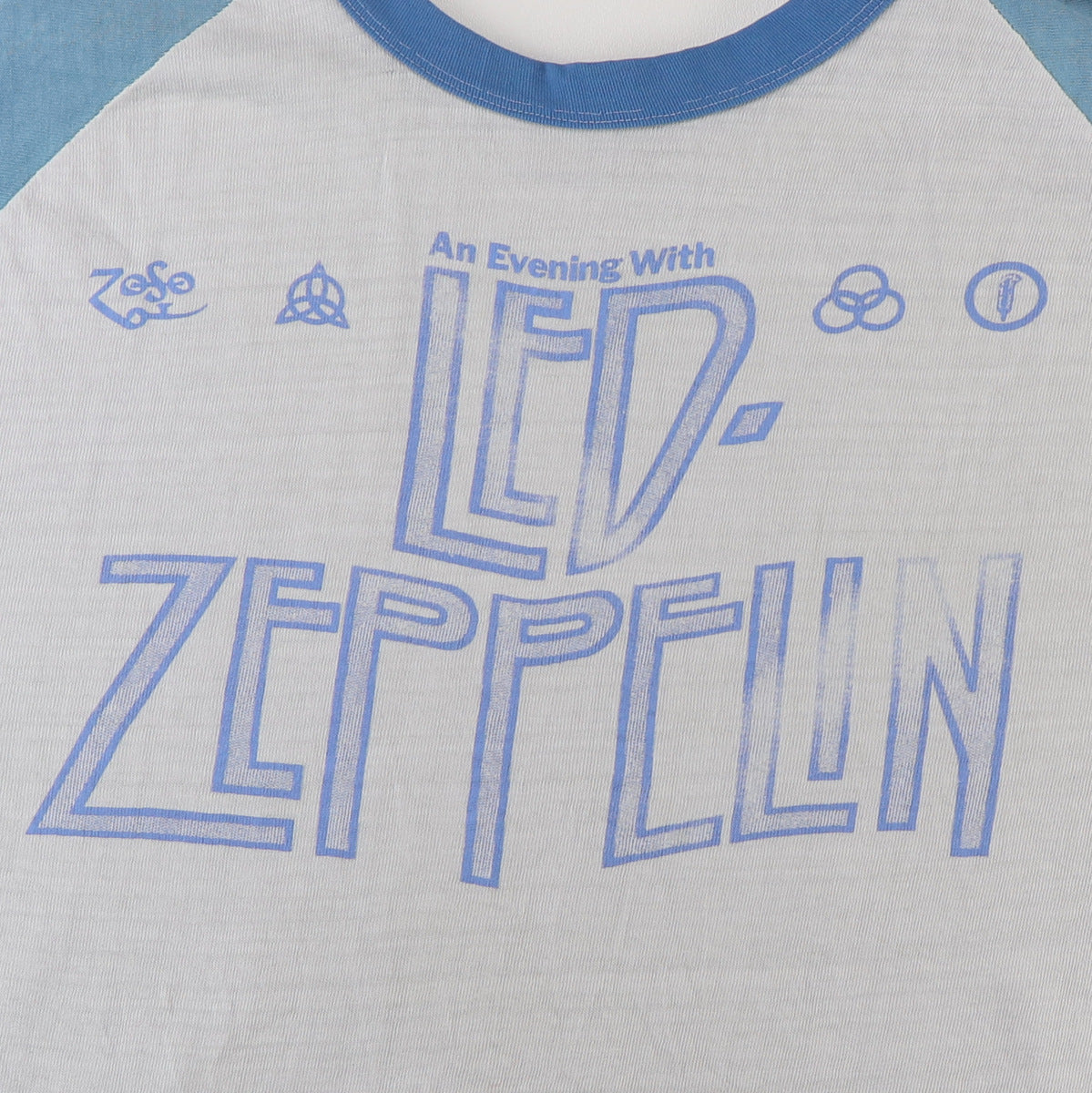 1977 An Evening With Led Zeppelin Concert Jersey Shirt