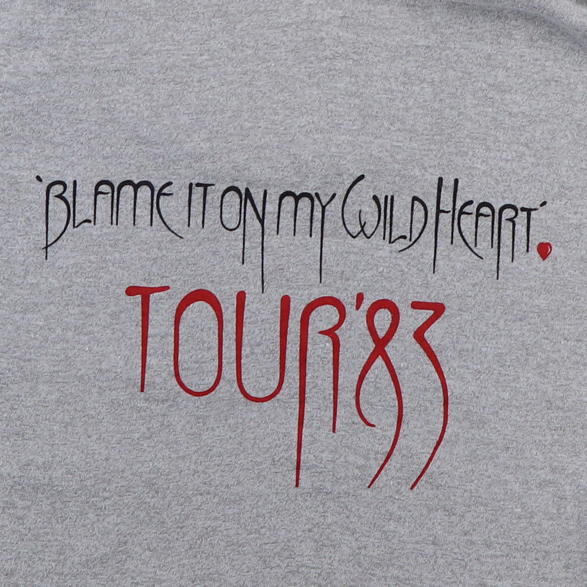 1983 Stevie Nicks Don't Blame Me Tour Shirt