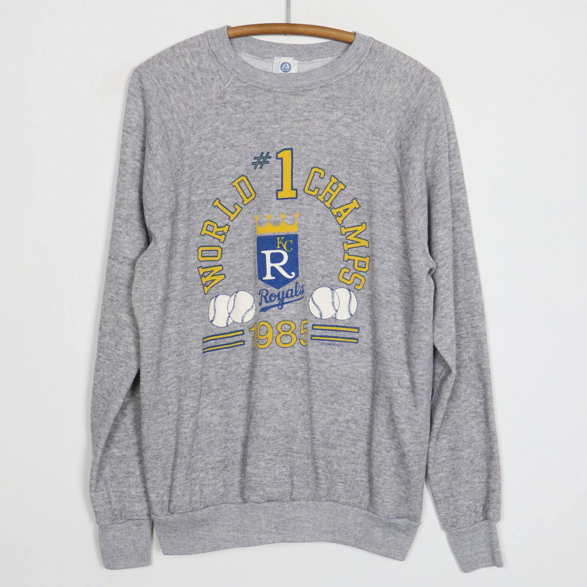 Wyco Vintage 1985 Kansas City Royals World Series Champs Sweatshirt