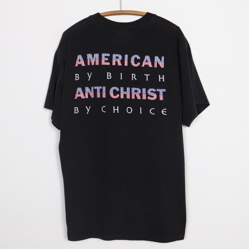 1997 Marilyn Manson American By Birth Antichrist By Choice Shirt