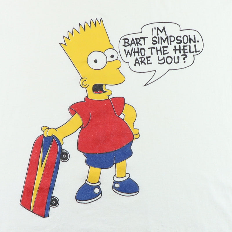 1990 Bart Simpson I'm Bart Simpson Who The Hell Are You Shirt