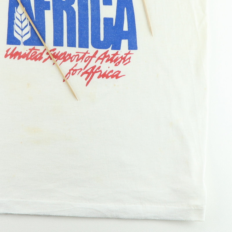1985 Michael Jackson We Are The World USA For Africa Sleeveless Shirt