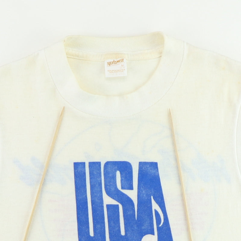 1985 Michael Jackson We Are The World USA For Africa Sleeveless Shirt