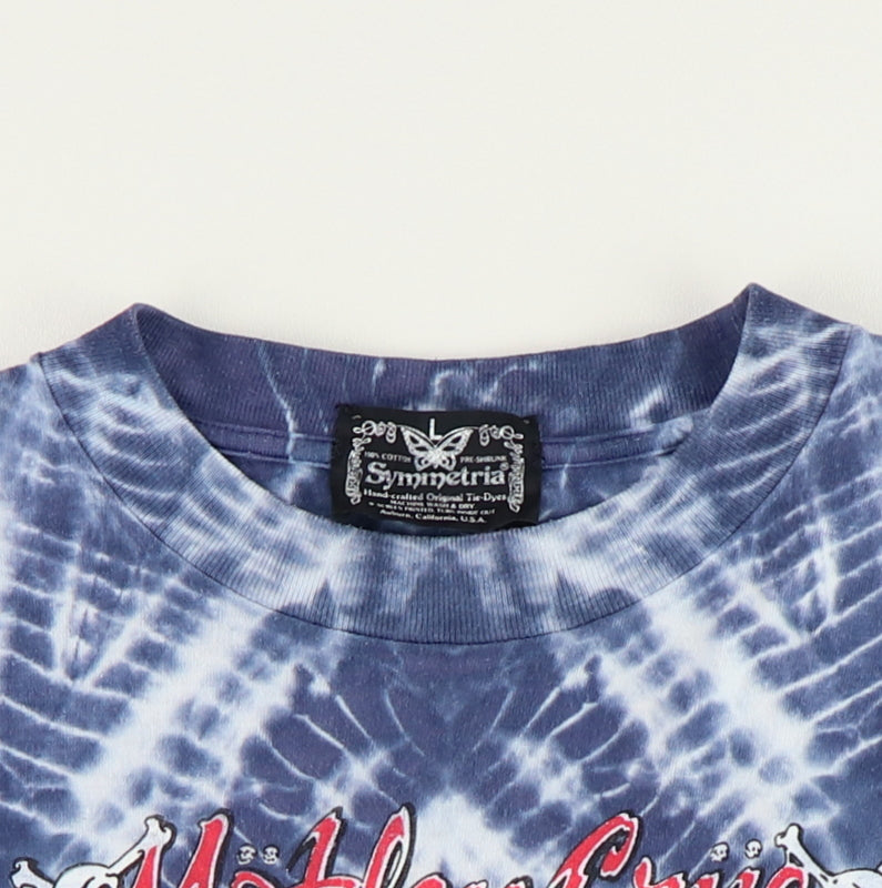 1990s Motley Crue Dr. Feelgood Symmetria Tie Dye Shirt
