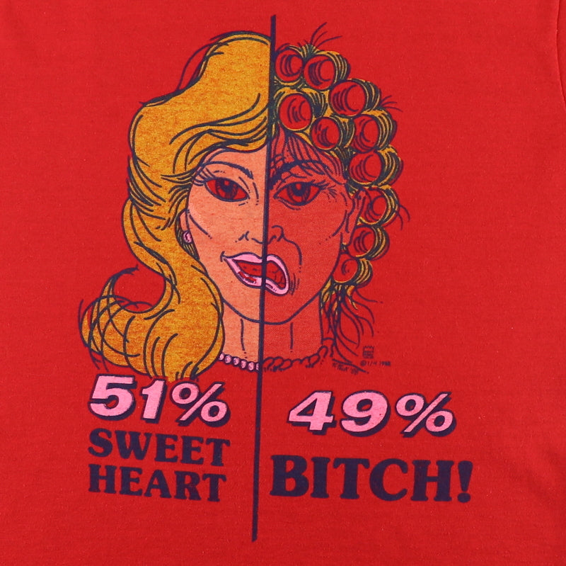 1988 51% Sweetheart 49% Bitch Shirt