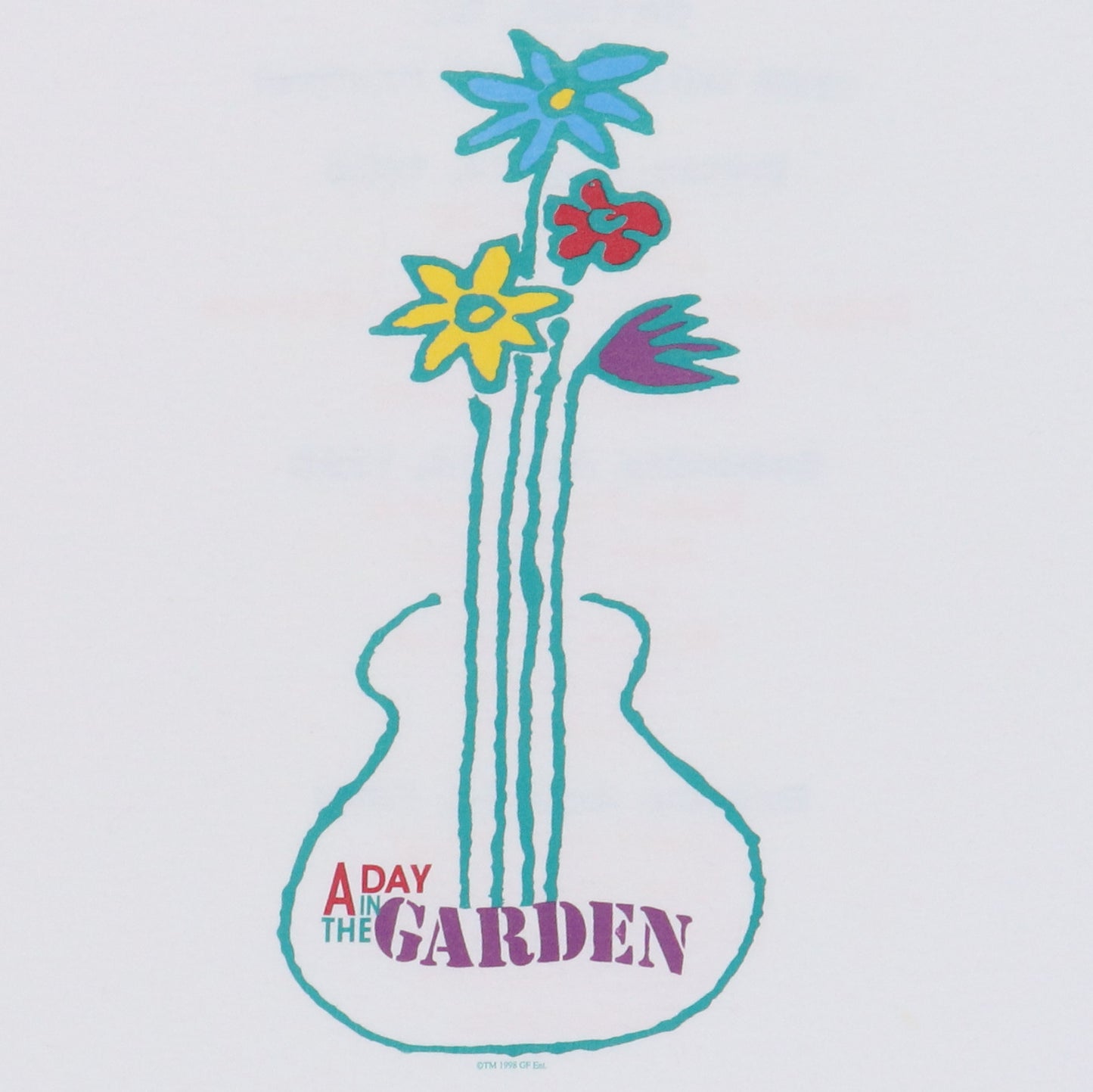 1998 Day In The Garden Woodstock Shirt