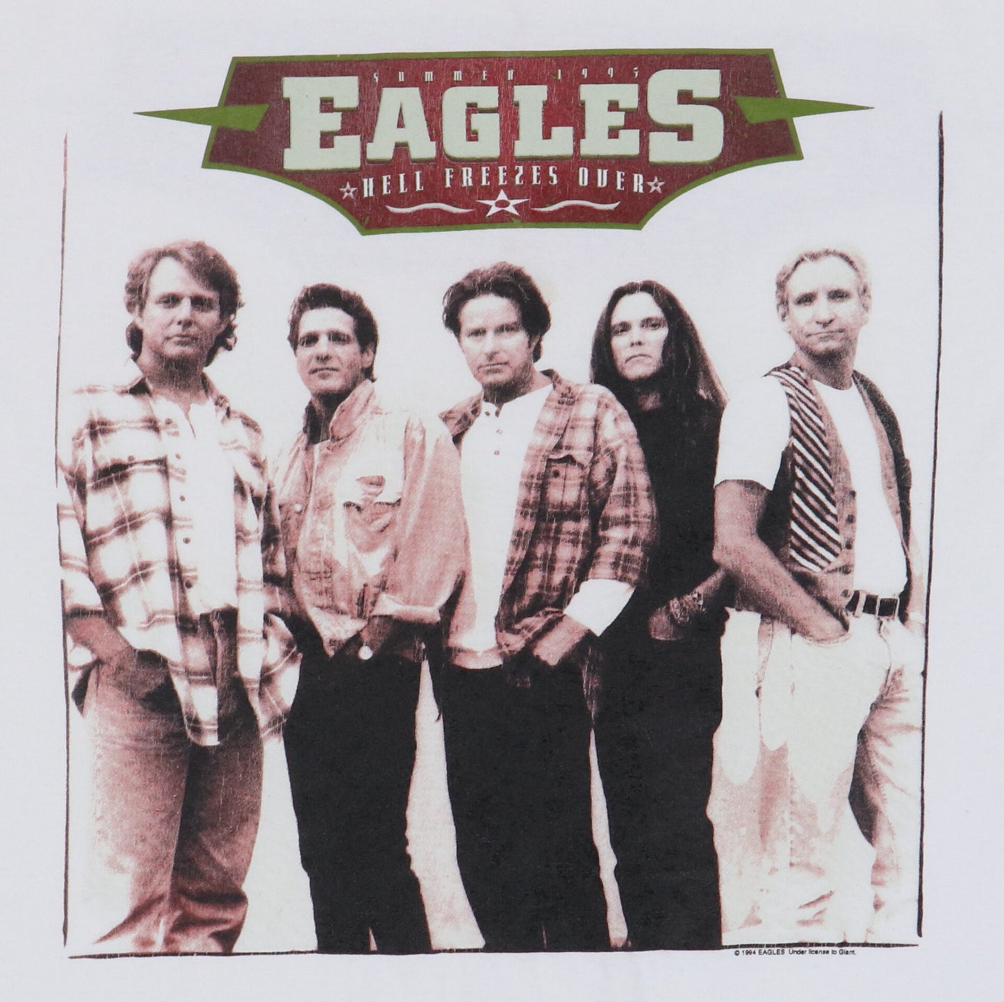 1994 Eagles Hell Freezes Over Tour Shirt