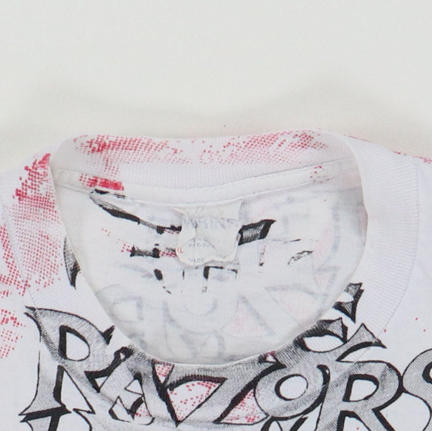 1990 ACDC Razors Edge All Over Print Shirt