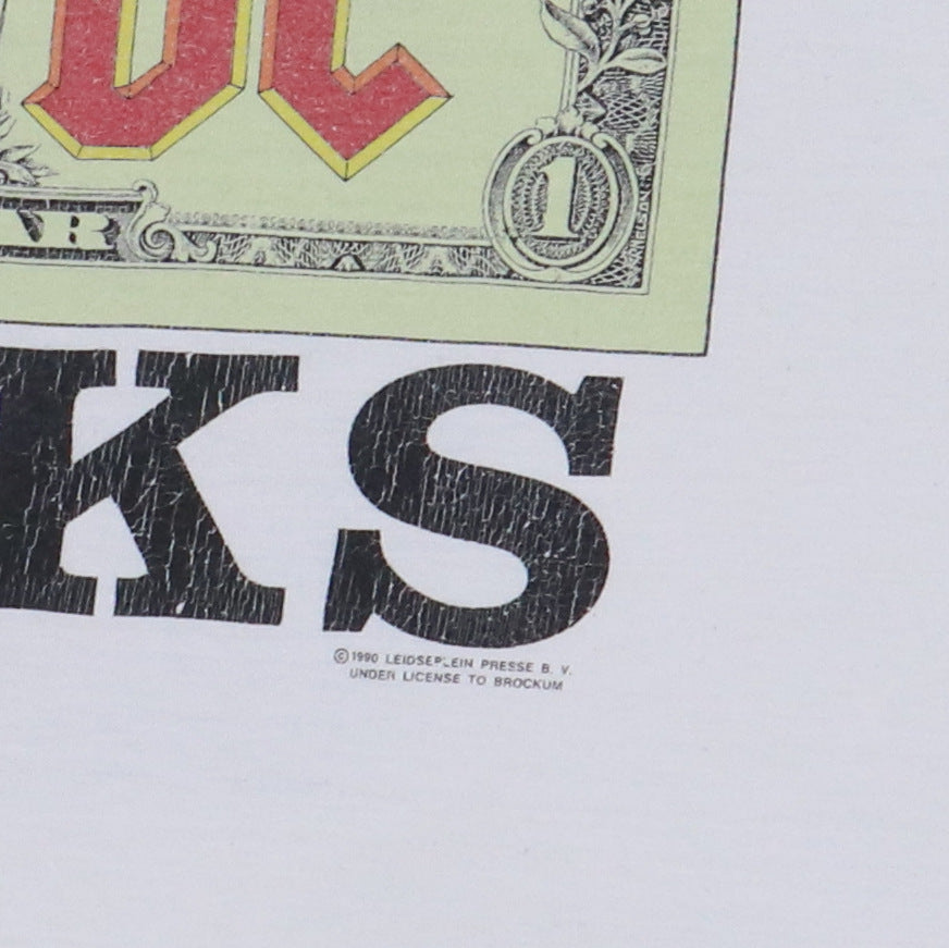 1990 ACDC Money Talks World Tour Shirt