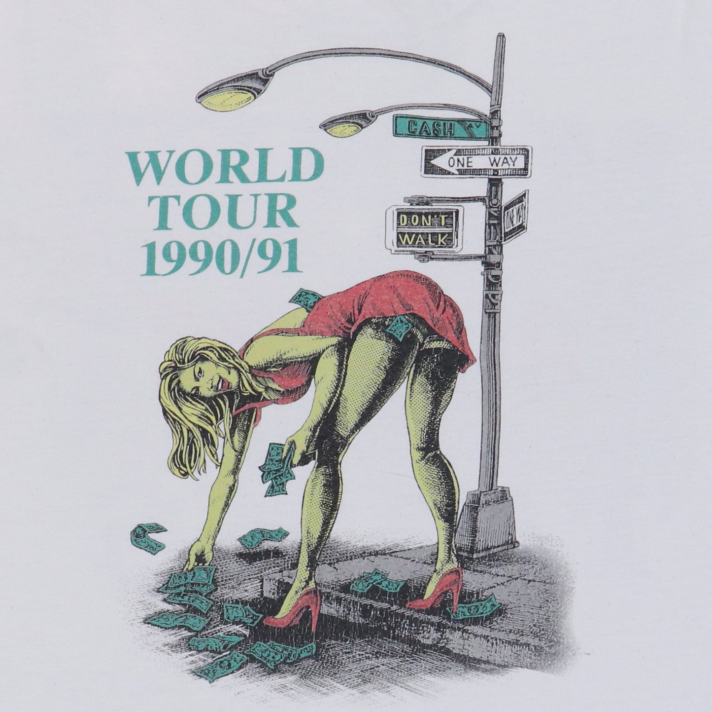 1990 ACDC Money Talks World Tour Shirt