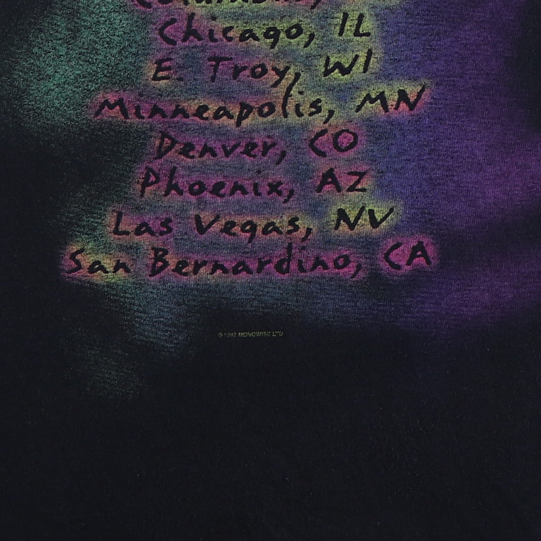 1997 Ozzy Osbourne Ozzfest Tour Shirt