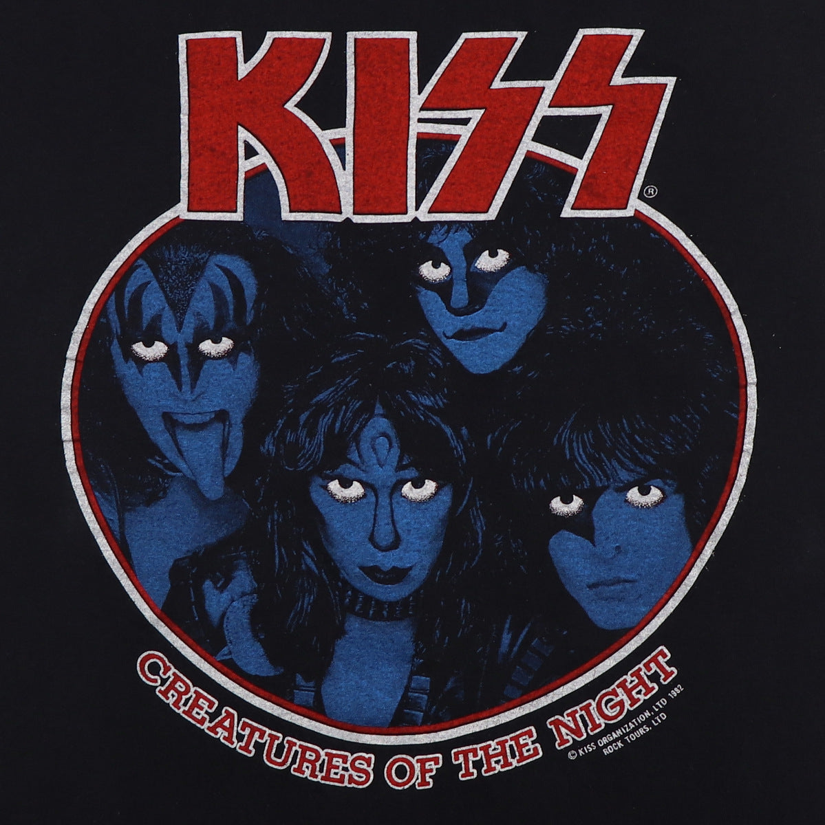 1983 Kiss Creatures Of The Night Tour Shirt