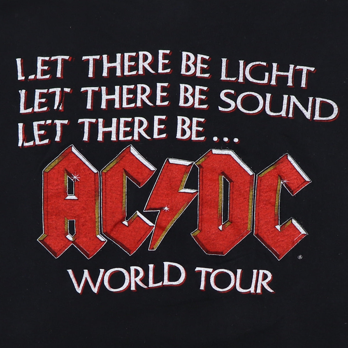 1980s ACDC Let There Be Rock Sleeveless Tour Shirt