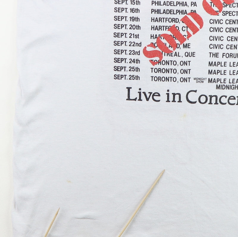 1982 Neil Diamond Fall Tour Jersey Shirt