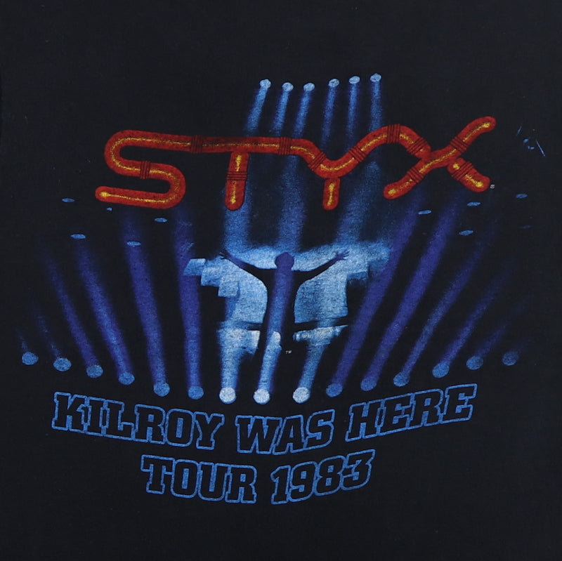 1983 Styx Kilroy Was Here Shirt