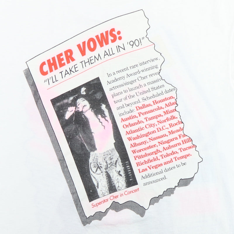 1990 Cher National Enquirer Shirt