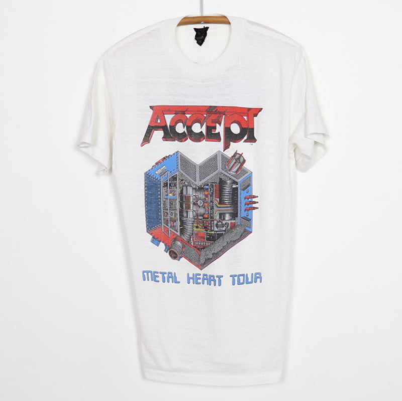 1985 Accept Metal Heart Tour Shirt
