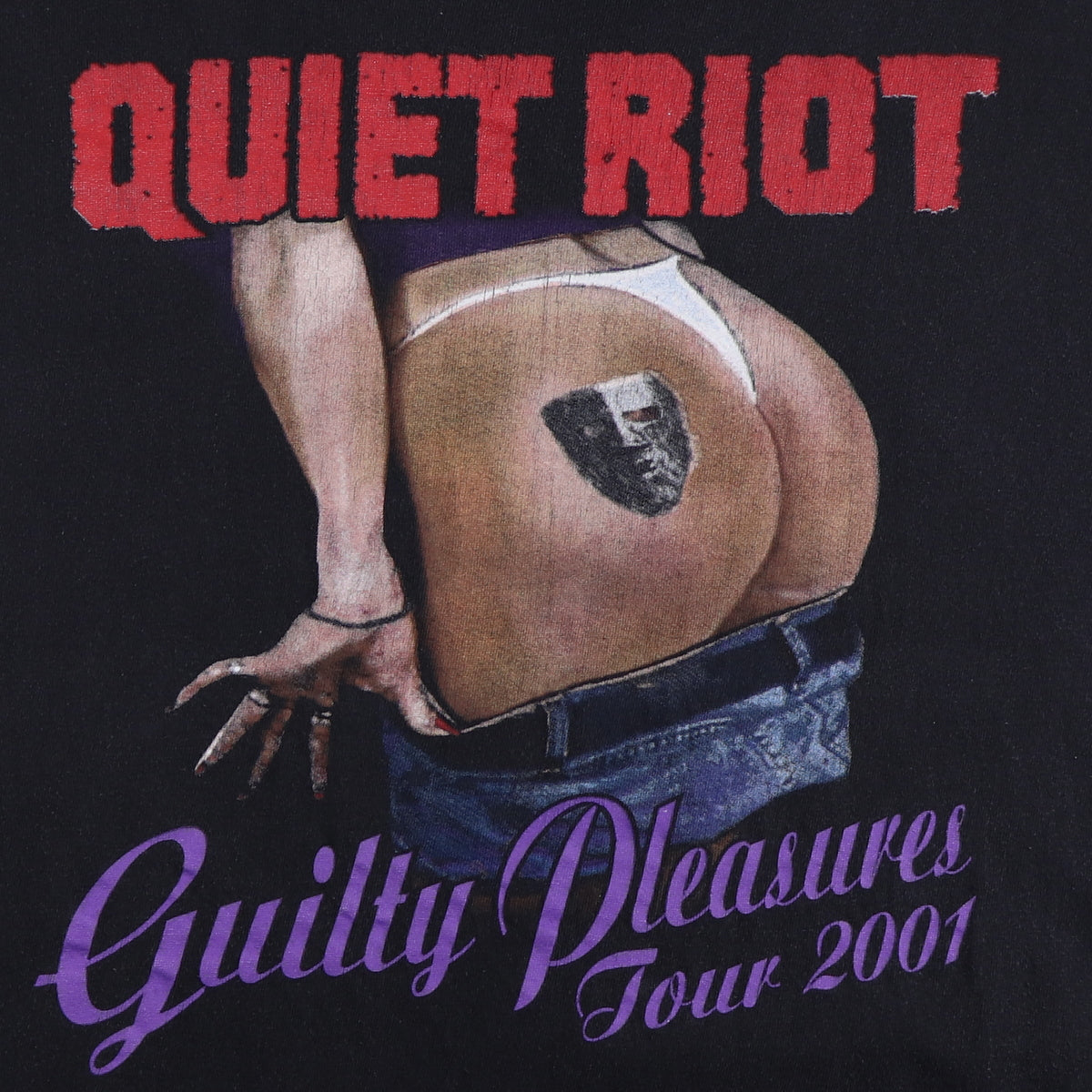 2001 Quiet Riot Guilty Pleasures Tour Shirt