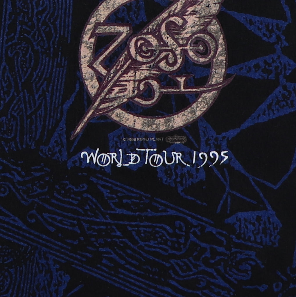 1998 Jimmy Page Robert Plant Zoso World Tour All Over Print Shirt