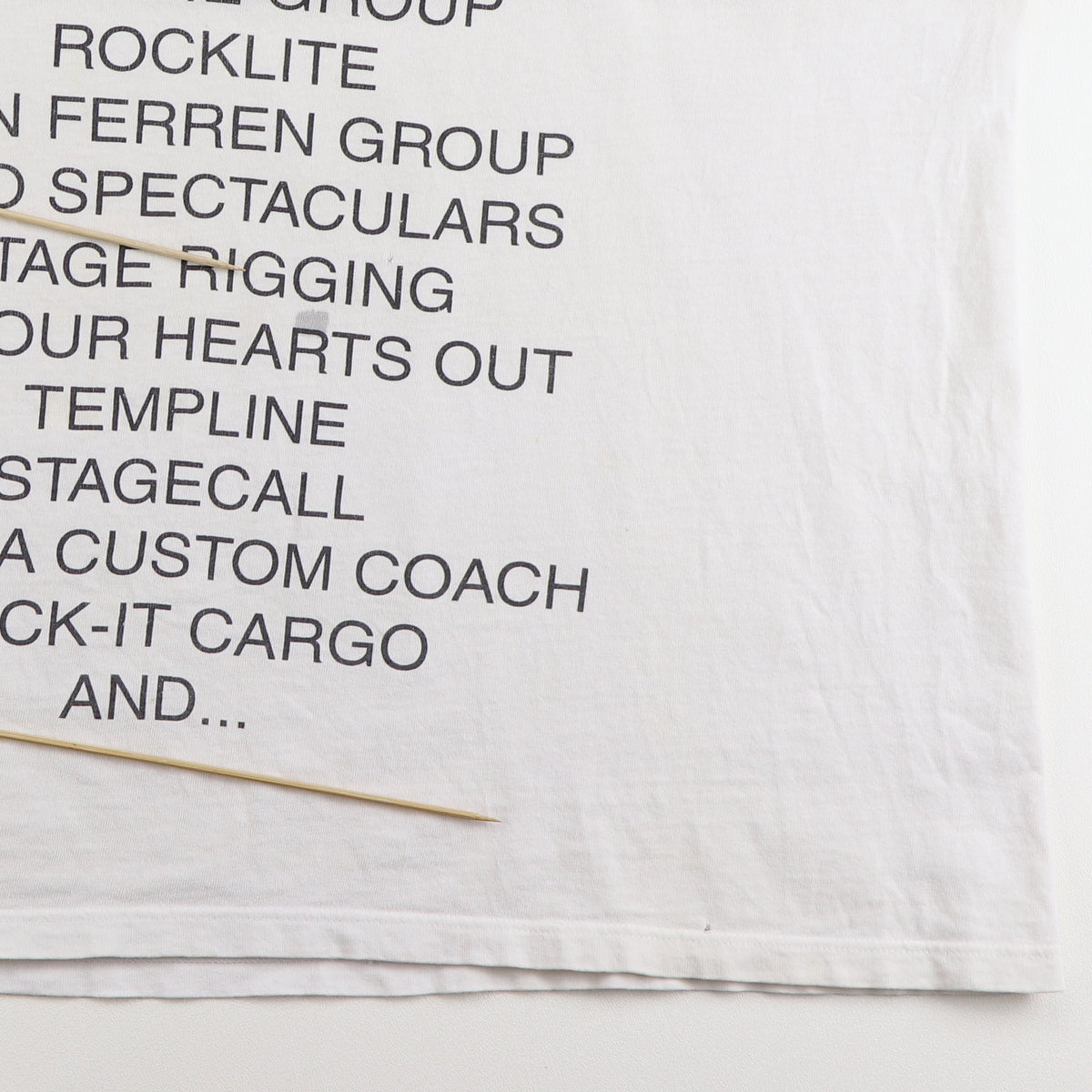 1994 Pink Floyd Division Bell Crew Tour Shirt