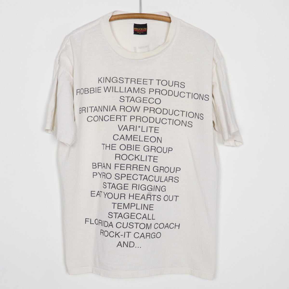 1994 Pink Floyd Division Bell Crew Tour Shirt